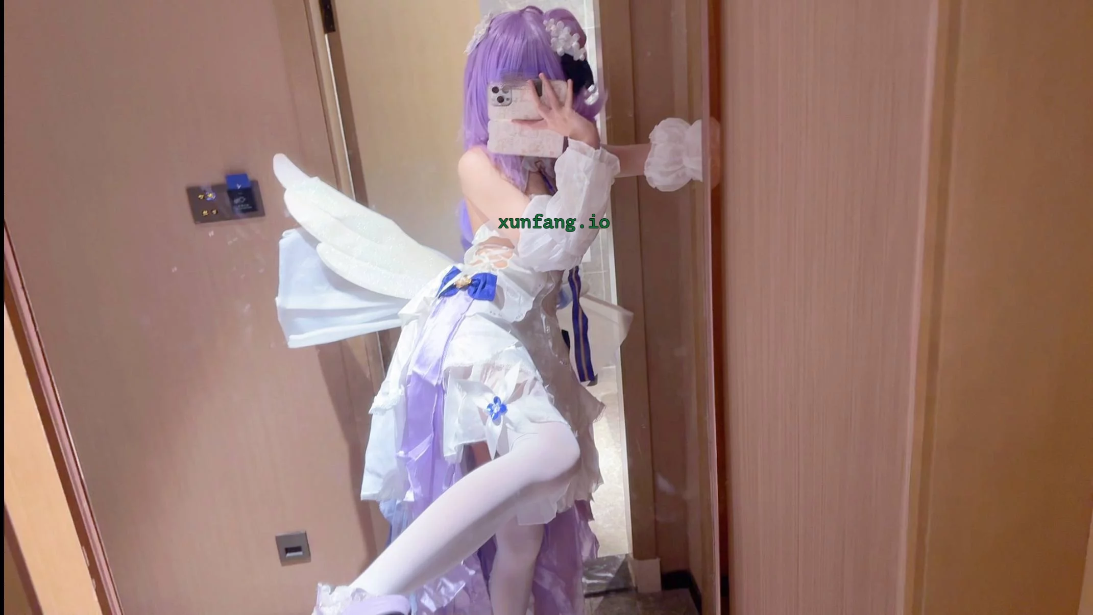 南宁市 咩咩cosplay嫩妹 实拍图 2