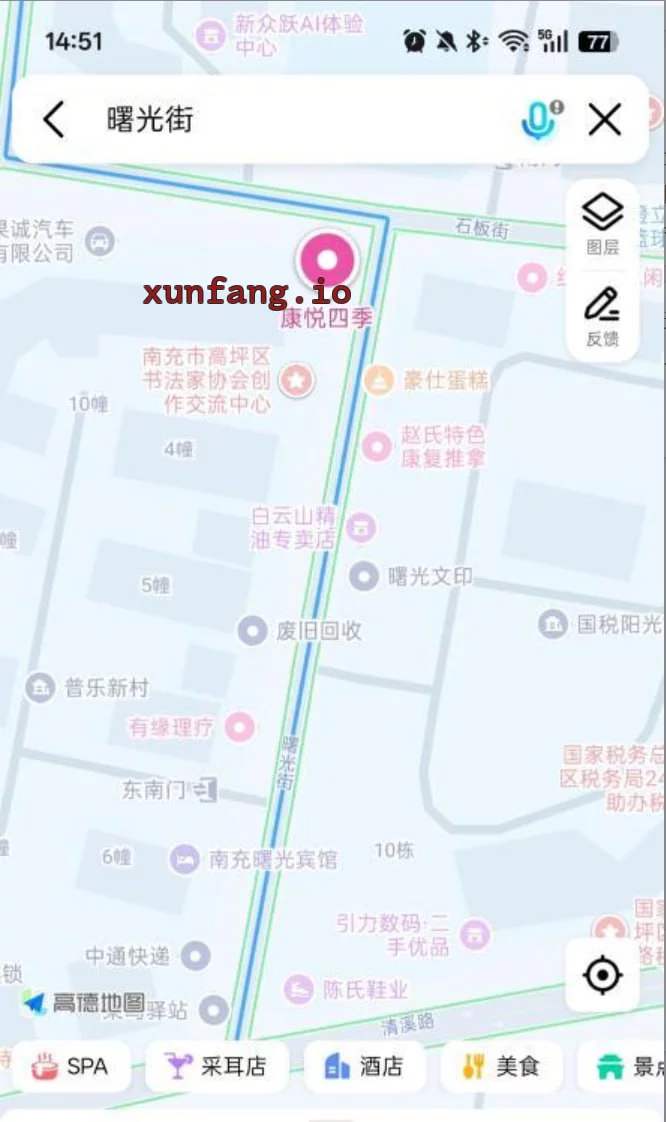 南充市 高坪区 高坪暗巷街有站足浴店 现场图 2