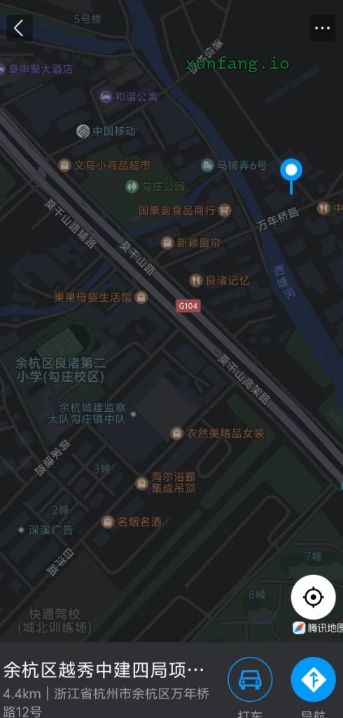 杭州市 余杭区 余杭良渚小学莫干山路女骑站街 现场图 1