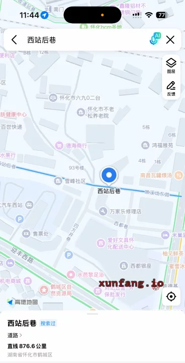 怀化市 怀化玉溪路西站后巷路边站街 现场图 2