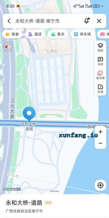 南宁市 永和桥底下河边野战点 现场图 1