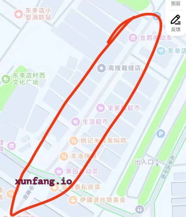 朝阳区 朝阳东辛店村主街胡同口站街各种类型 现场图 2