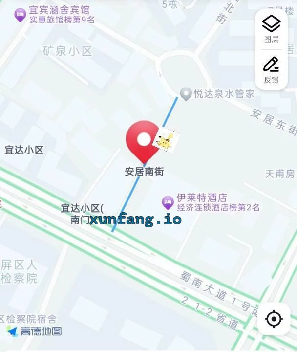 宜宾市 宜宾安居南街小区附近站街年轻妹 现场图 2