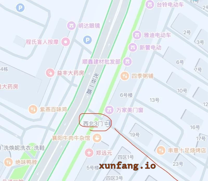 武汉市 江夏区 江夏光谷一路梁山头小巷站街有店面 现场图 2