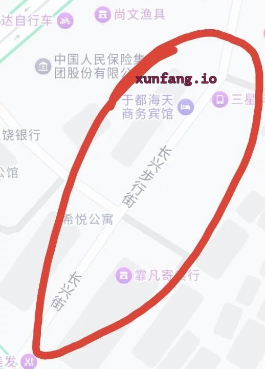 赣州市 于都长兴步行街宾馆区两三百 现场图 1