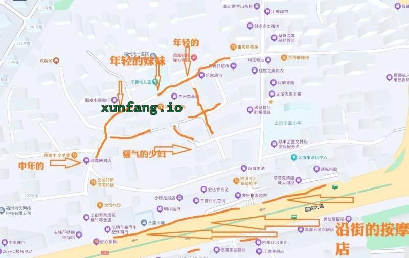 福州市 闽侯上街余盛小学附近小巷年轻嫩妹 现场图 1