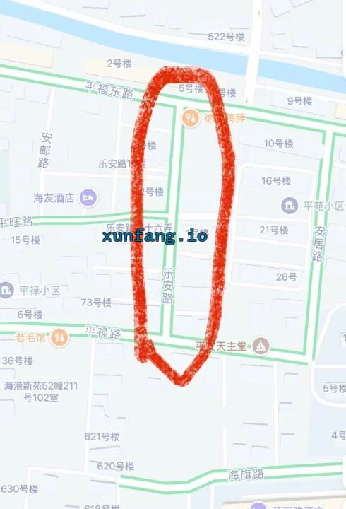 奉贤区 奉贤平安镇附近短裙美女电动车住处 现场图 1