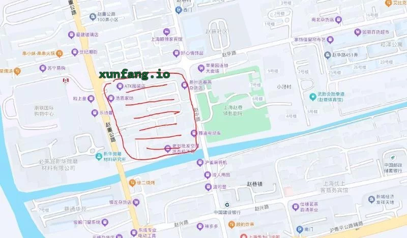 青浦区 青浦赵巷附近居民楼嫩妹多 现场图 1