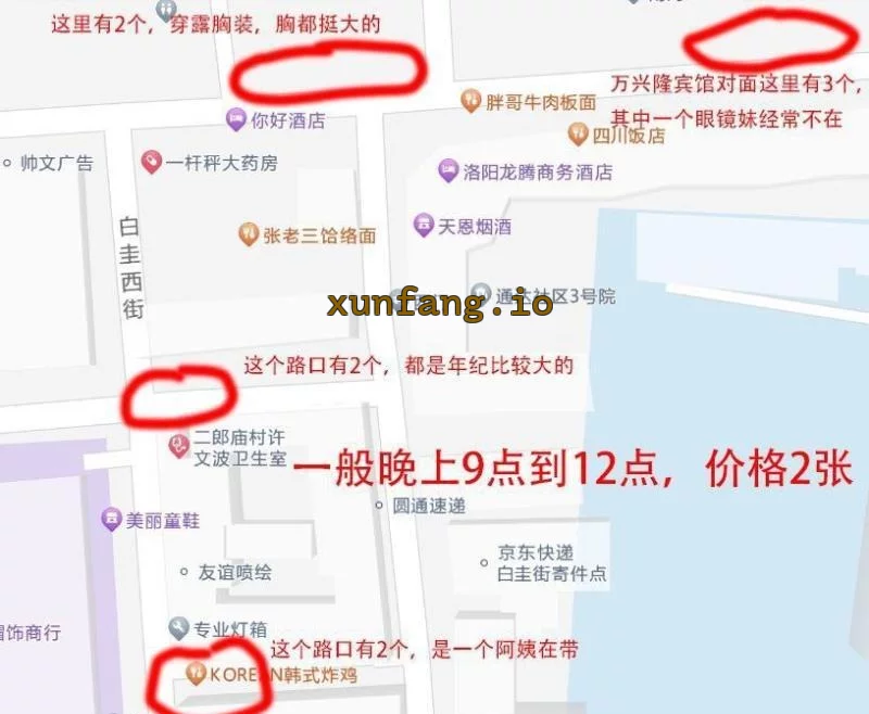洛阳市 关林街道站街熟女多 现场图 1