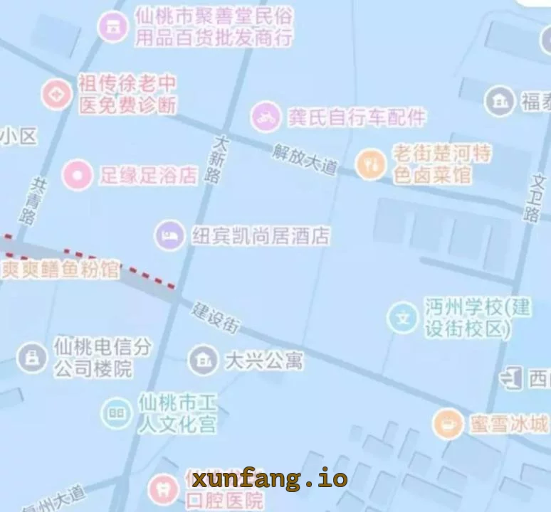 武汉市 仙桃市区门头房看图资源 现场图 1