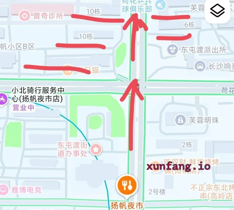 长沙市 扬帆夜市附近小巷学生资源多 现场图 1