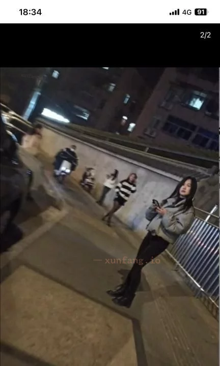 南京市 东井村路边小姐姐 现场图 1