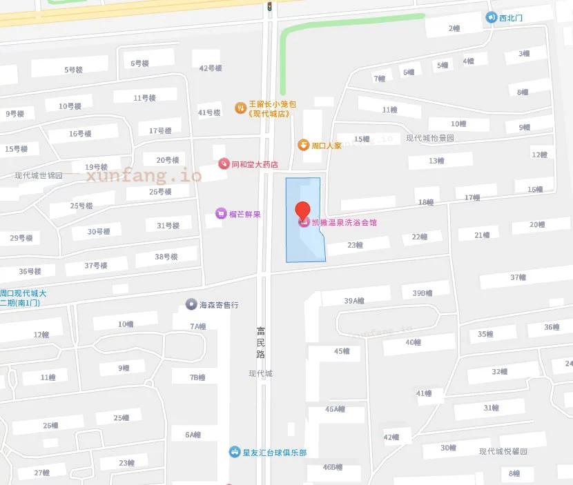 周口市 川汇区 周口站街凯撒洗浴卖力不催 现场图 2