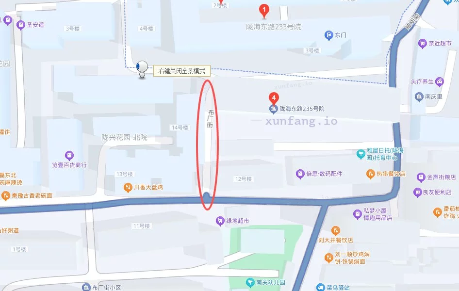 郑州市 管城区布厂街 现场图 1