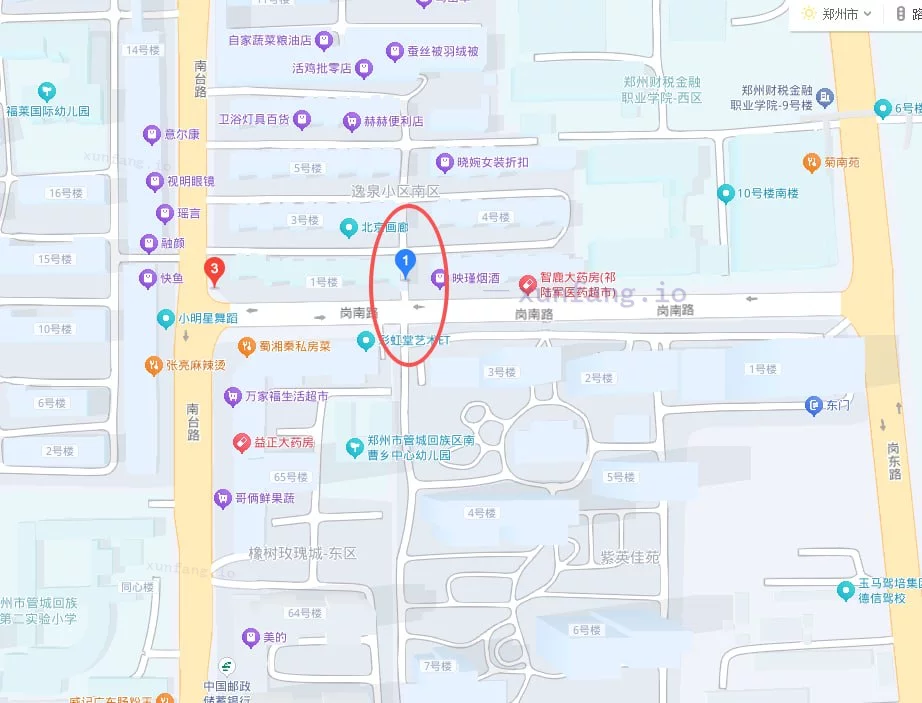 郑州市 逸泉小区南门 现场图 2
