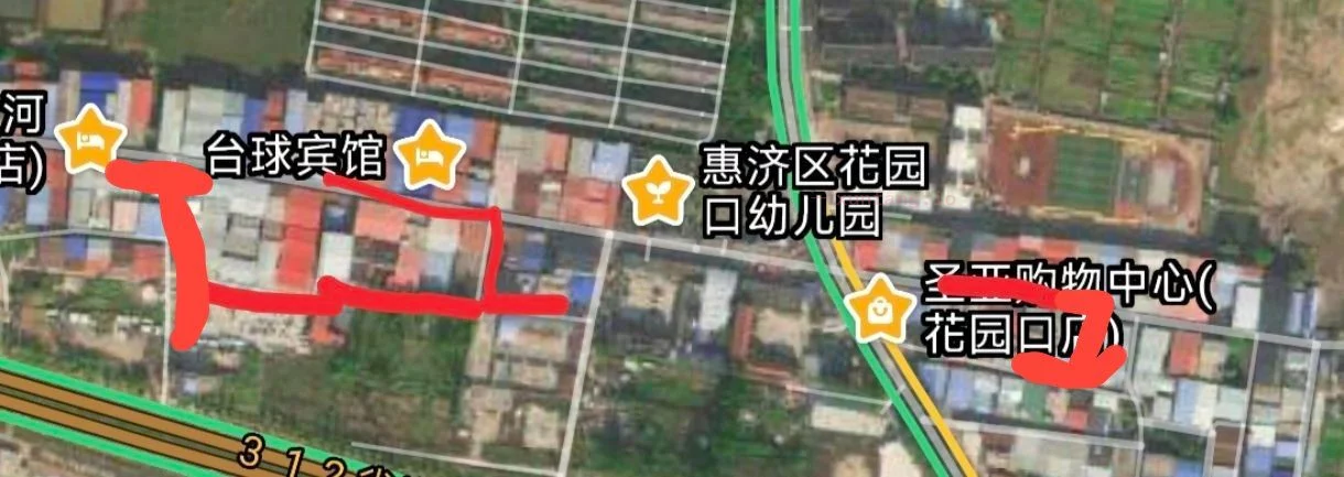 郑州市 郑州花园口东路站街巷子后边 现场图 1