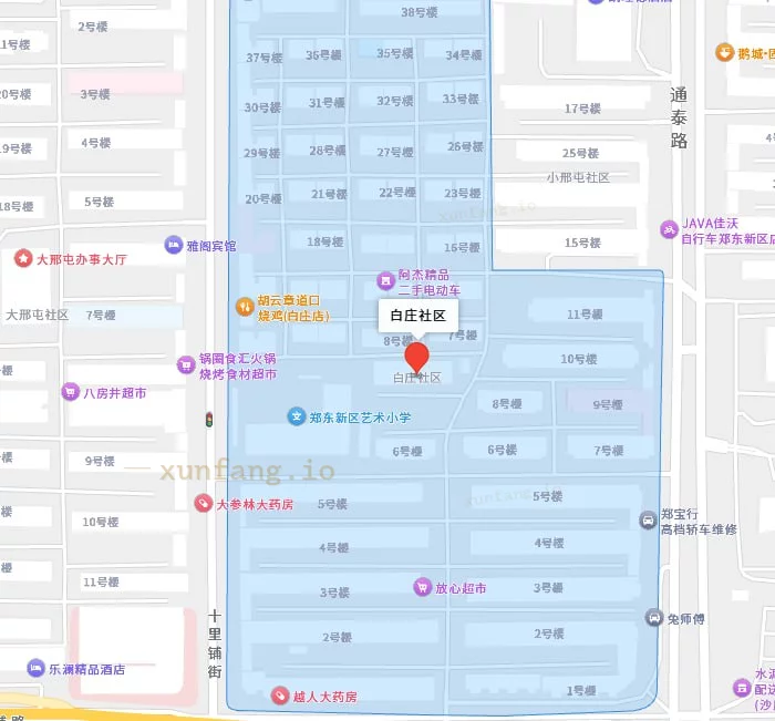 郑州市 金水区 郑州白庄社区晚间流动性 现场图 1