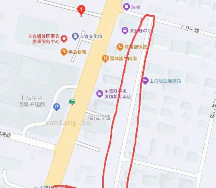 崇明区 长兴岛凤凰路站街嫩妹为主 现场图 1