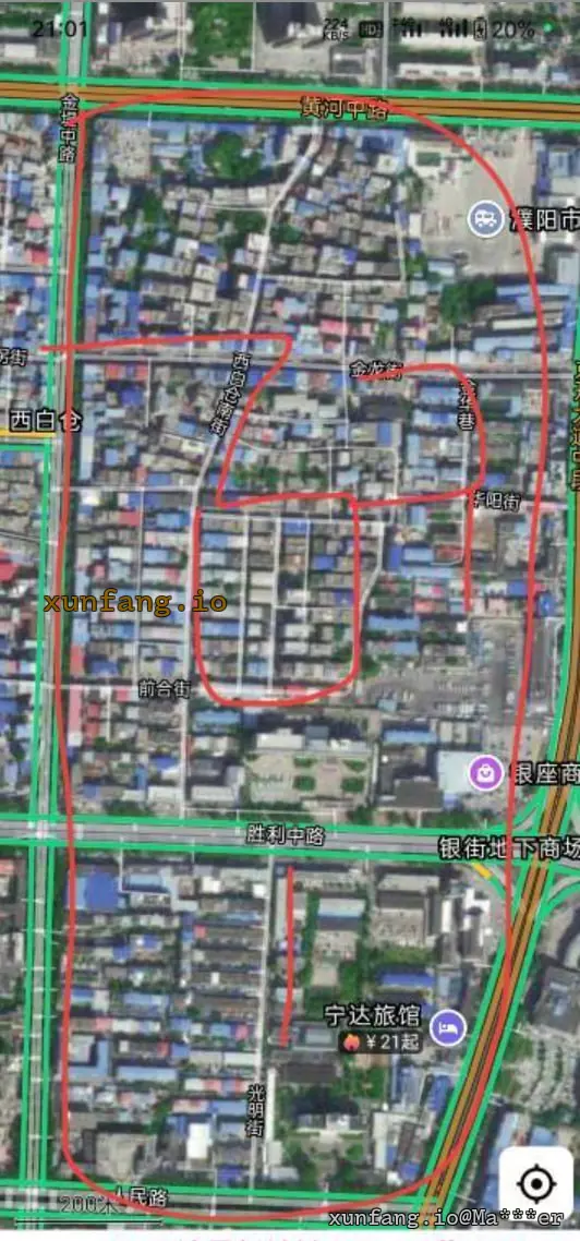 濮阳市 华龙区 濮阳汽车站附近西白仓城中村 现场图 2