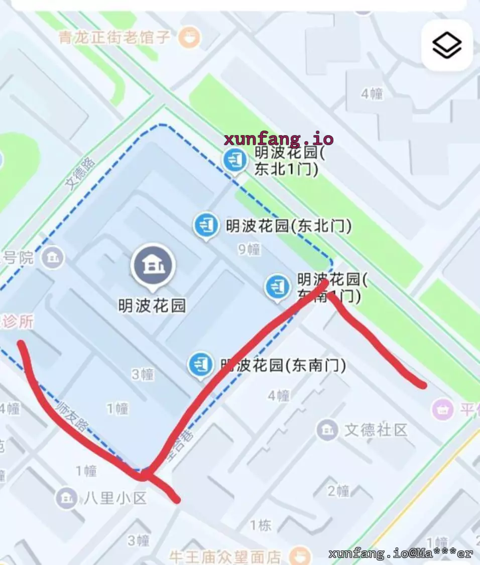 成都市 成华区 某两条街道树下附近 现场图 1