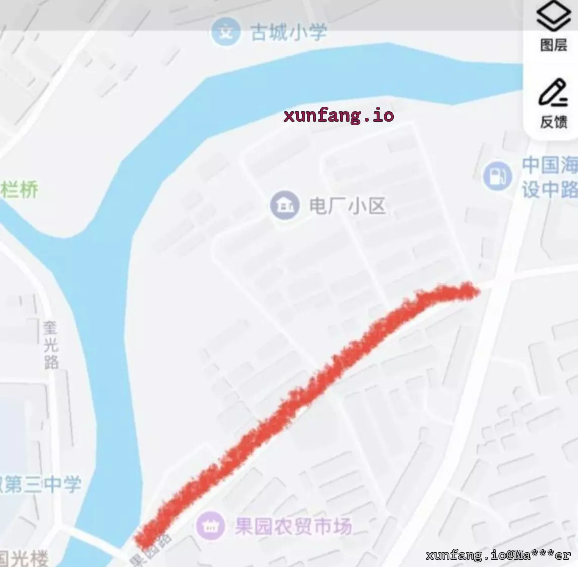 滁州市 琅琊区 果园路沿线 现场图 2