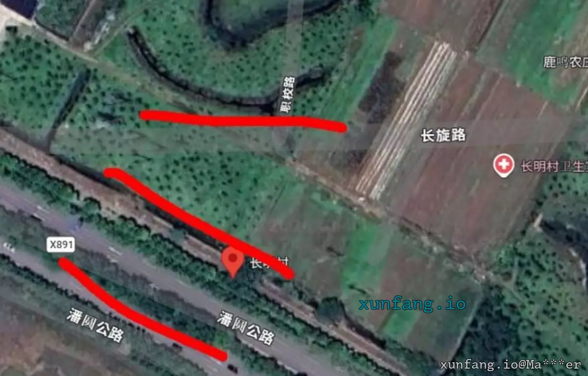 崇明区 长兴岛长明村路边 现场图 1