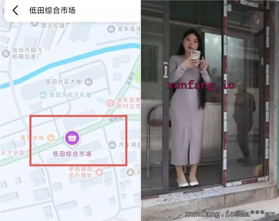 金华市 金东区 低田综合市场后方村落及小区桥头附近 现场图 1
