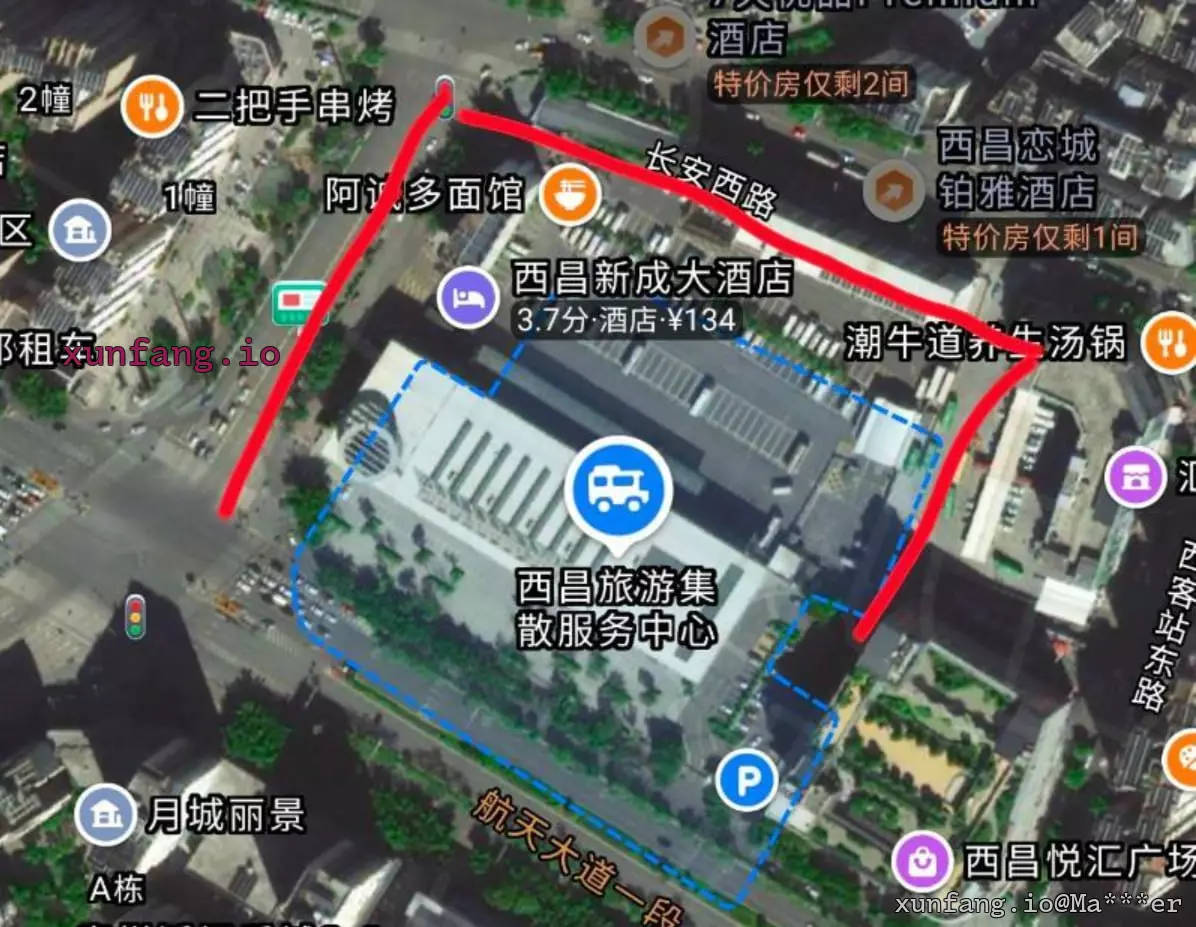 凉山彝族自治州 西昌市 西昌市客运汽车站、西昌旅游集散服务中心周边 现场图 2