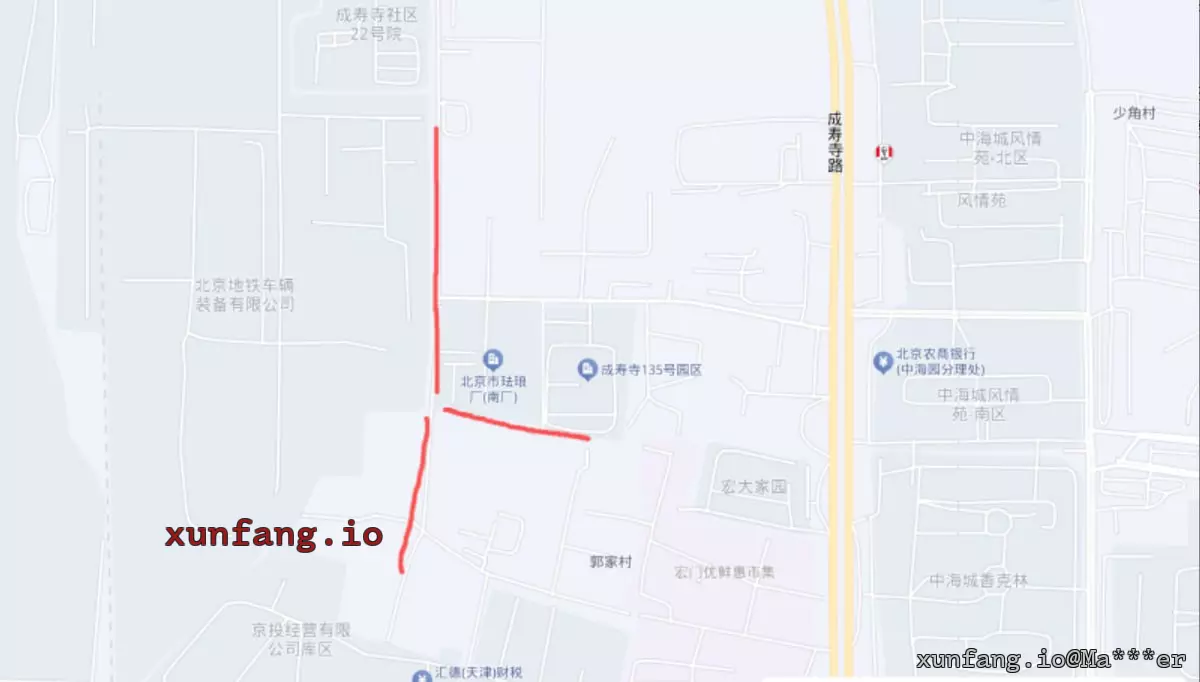 丰台区 成寿寺135园区，珐琅厂周边 现场图 1