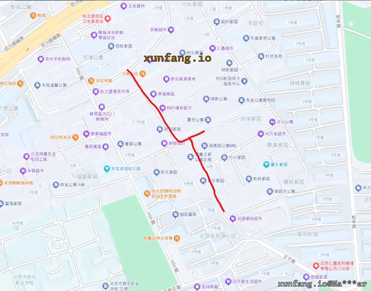 昌平区 沙河松兰堡居民区周边 现场图 2