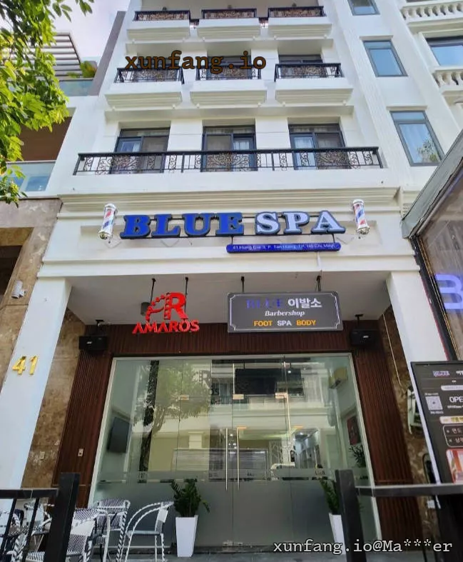 胡志明市 BLUE SPA - BARBERSHOP (富美兴蓝理发水疗馆) 店铺实拍图 1