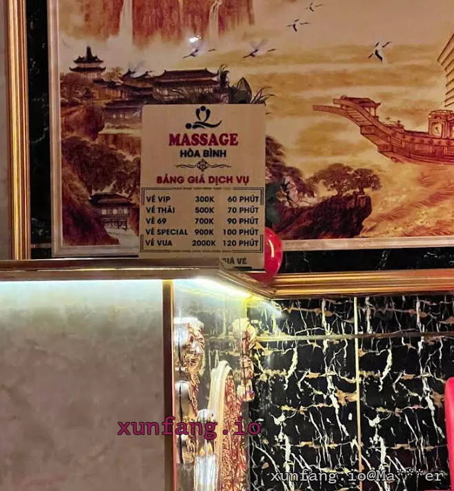 胡志明市 Massage Hòa Bình (和平水疗 / 新富郡和平路暗黑水疗) 店铺实拍图 1
