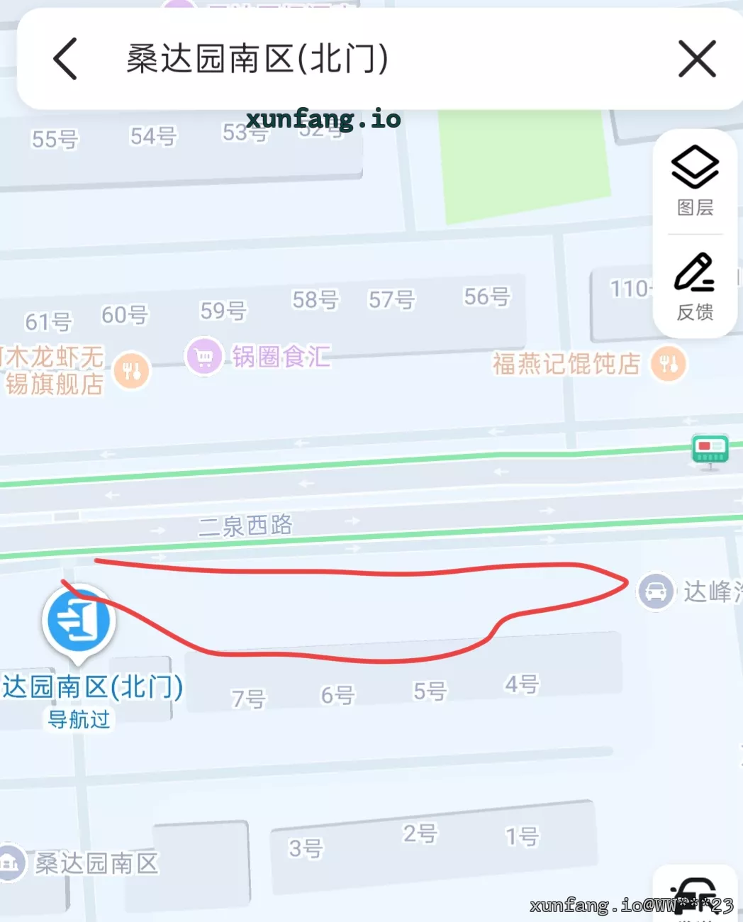 无锡市 新吴区 桑达园南区北门 现场图 1