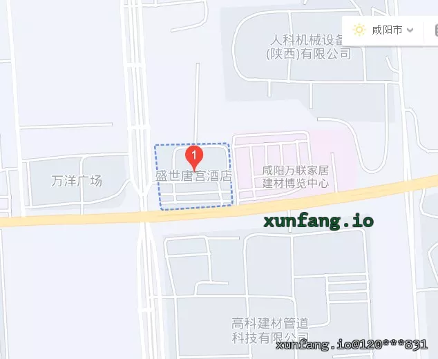 咸阳市 乾县 青仁路中段 现场图 1