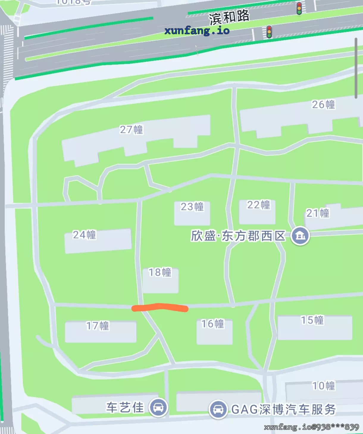 杭州市 萧山区 滨河路，东方郡西区 现场图 1