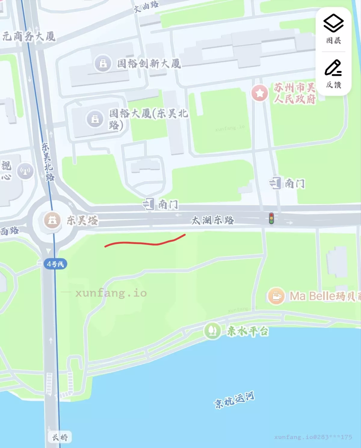 苏州市 吴中区 五龙桥公园林荫道 现场图 1