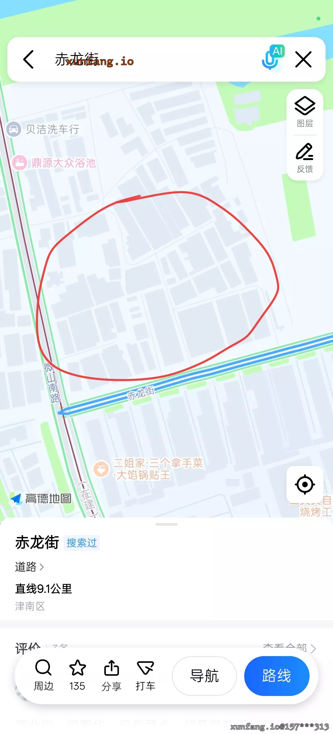 津南区 双港地铁站附近赤龙街 现场图 1