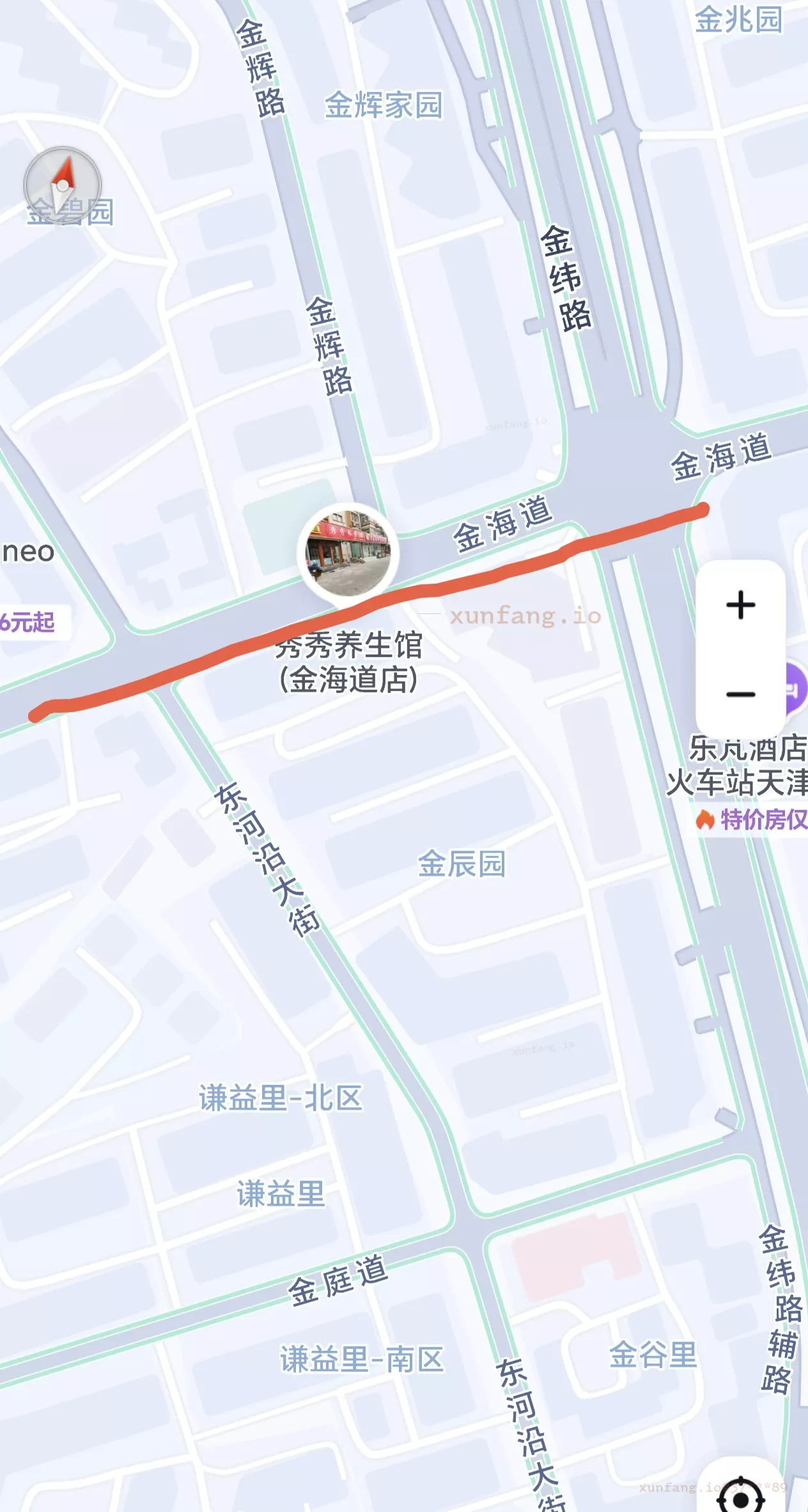 河北区 金海道路边 现场图 1