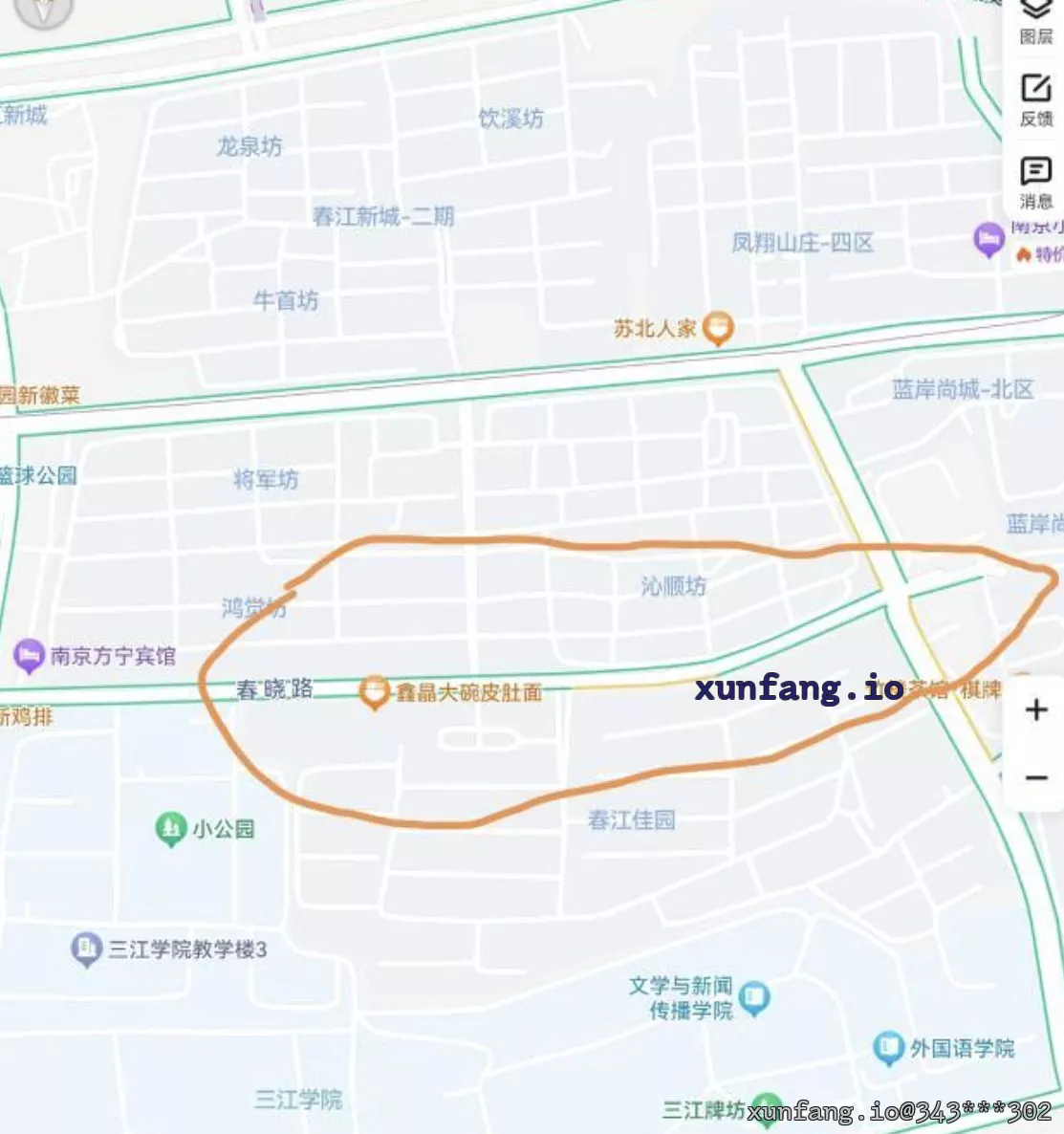 南京市 鼓楼区 春江家园那条路 现场图 1