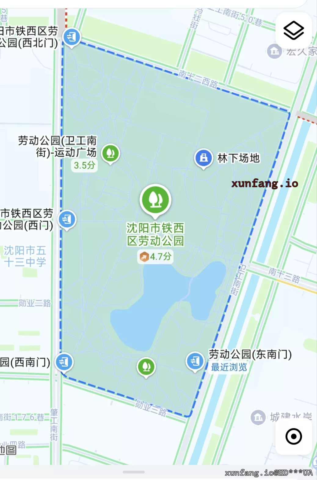 沈阳市 铁西区 劳动公园 现场图 1