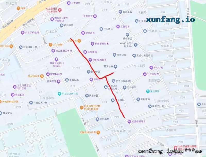 昌平区 昌平沙河松兰堡街边 现场图 1